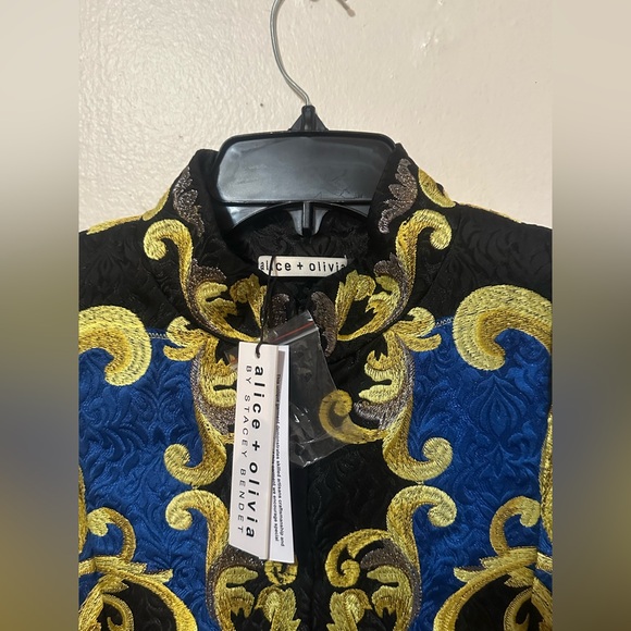 ALICE + OLIVIA THOMAS EMBROIDERED COAT - Picture 7 of 16